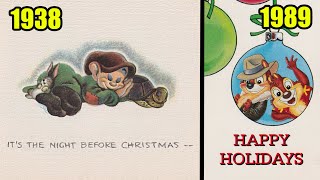 My Disney Studio Christmas Cards 1930S-1990S