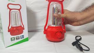DP.LED DP-7044C Plastic Portable Rechargeable LED Lantern Emergency Light  (Multicolor)