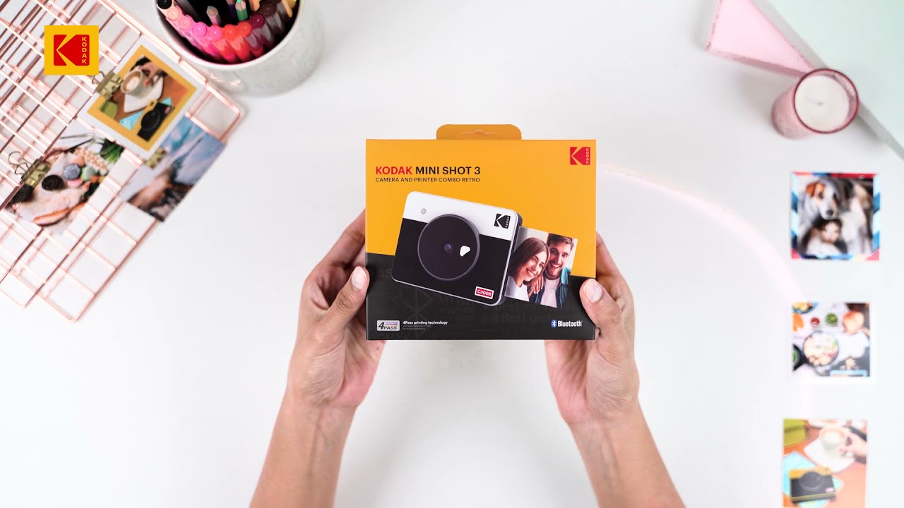 Unboxing Kodak Mini Shot 3 Retro Instant Camera 