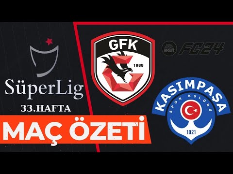 Gaziantep Fk-Kasımpaşa maç özeti | Trendyol Süper Lig 2023-2024 | 33.Hafta