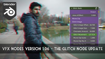 Blender VFX Nodes - Version 1.06 (Glitch Node Update)