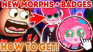 How to get *Unsuprisingly Badge + New Morph* in Roblox Smiling Critters RP! Poppy Playtime Chapter 3