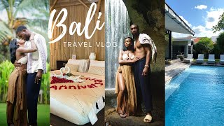 BALI TRAVEL VLOG | Waterfall , Beach Club, Exploring Ubud + More | Anniversary in Bali, Indonesia