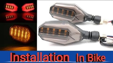 Best LED Indicator with DRL Installation any Motorcycle