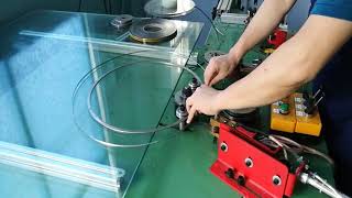 PX1200S-2 Semi-automatic spiral wound gasket machine producing without mold(www.flyseals.com)