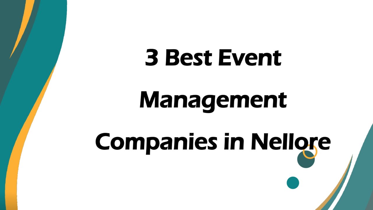 3 Best Event management companies in Nellore, Andhra Pradesh 2024 | Event organizers