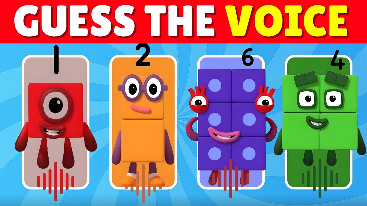 Number Blocks Voice Guess the Numberblocks characters by their VOICE. ONLY 1% can guess it ...