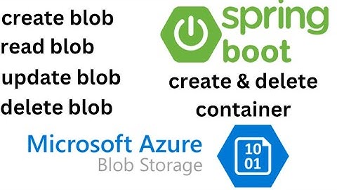 Azure Blob Storage With SpringBoot | CRUD Operations with Azure Blob Storage Spring Boot| Azurite