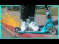 DIY SPARK GRINDING SCOOTER!