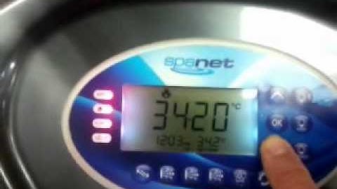 Set time and temp Adelaide All Spas