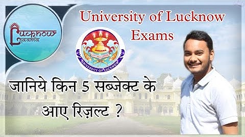 Lucknow University result | BSC 5 th semester | BVA 3 , 5 , 7 | BBA 3 | Lucknow University news