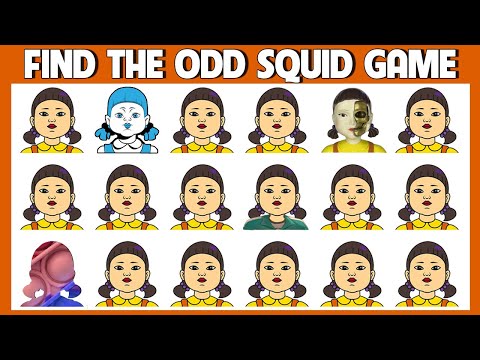 HOW GOOD ARE YOUR EYES #224 l Find The Odd Squid Game Out l Squid Game Puzzles