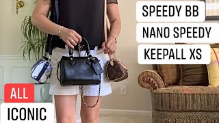 Speedy 20 VS. Keepall XS 比較！LV經典包款Speedy詳細解析！