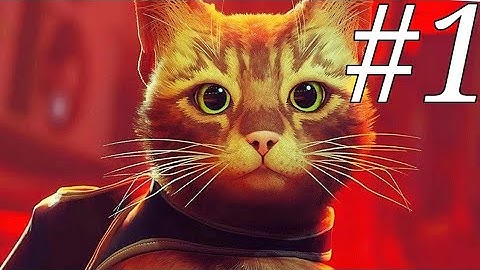 STRAY Playstation 5 Walkthrough Gameplay Part 1- INTRO! (FULL GAME)