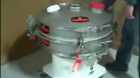 How to Remove & Replace Screen on Vibroscreen Vibratory Separator with Clamshell Quick Screen Change