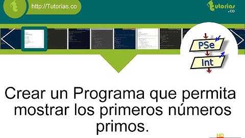 ciclo para – pSeint (primeros numeros primos)