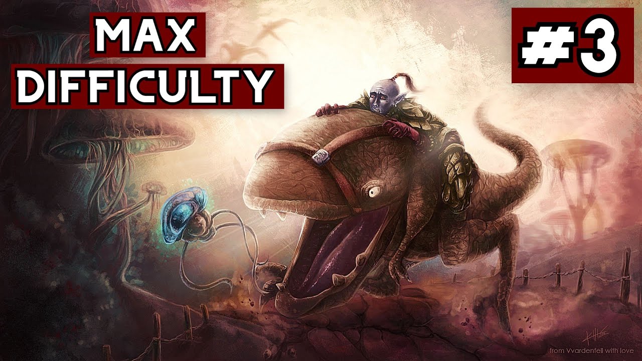 The Elder Scrolls III: Morrowind (GOTY) | Walkthrough on HARDEST Difficulty | No Commentary Part 3