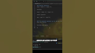 Division and Modulo in python #coding #programming #python #new#code #tutorial #new