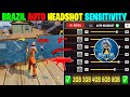 Free Fire Headshot Setting After Ob50 Update 2025⚡Best Sensitivity settings ⚙️|Sensitivity setting