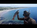 GIANT Grey Mullet - CATCH &amp; COOK - Spearfishing SOUTH WALES!!! Port Eynon Spearfishing Wales.