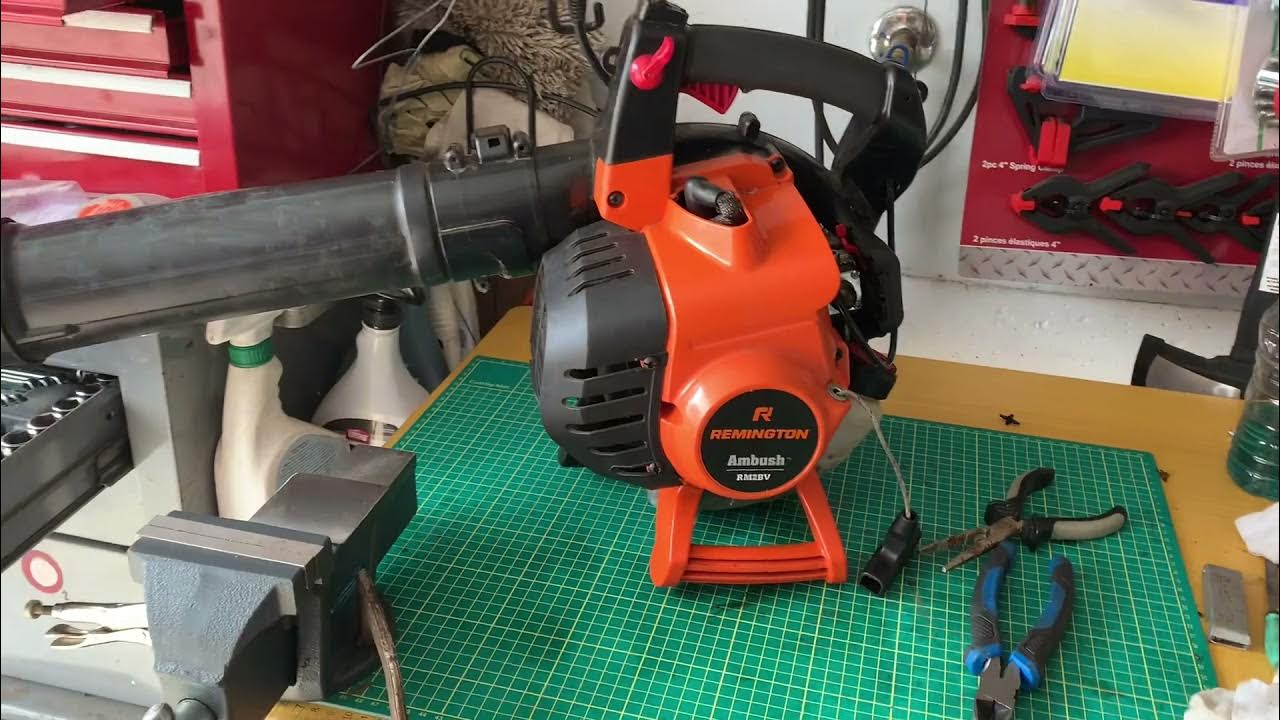 Repairing a Remington blower part (3/3) YouTube