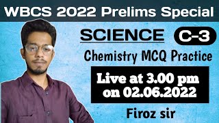 Class-3 | Chemistry MCQ | Science | WBCS 2022 Prelims Special | Note Book screenshot 3