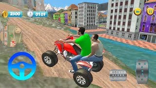 Offroad ATV Bike Taxi Simulator Driving Game || ATV Bike 3D Games screenshot 3