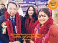 BJP's Swetha Reddy Being Honoured by Supreme court president Adish Aggarwal
