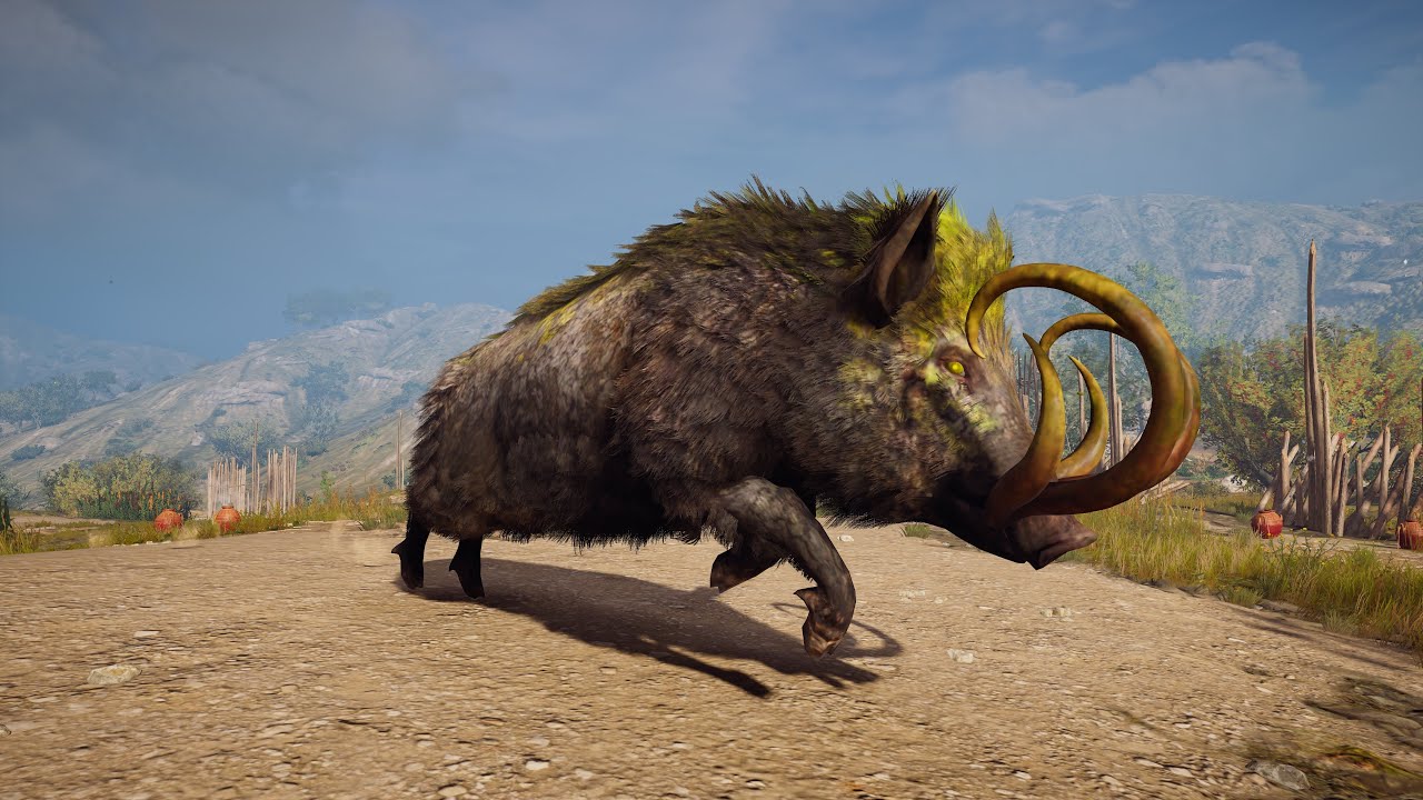 Fierce battle with one of the legendary animal in AC Odyssey.All credit goe...