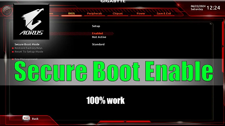 How to Enable Secure Boot on AORUS Motherboard