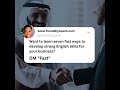 Free English Tips For Middle Eastern Founders اللغة الإنجليزية للأعمال #الإنجليزية #shorts