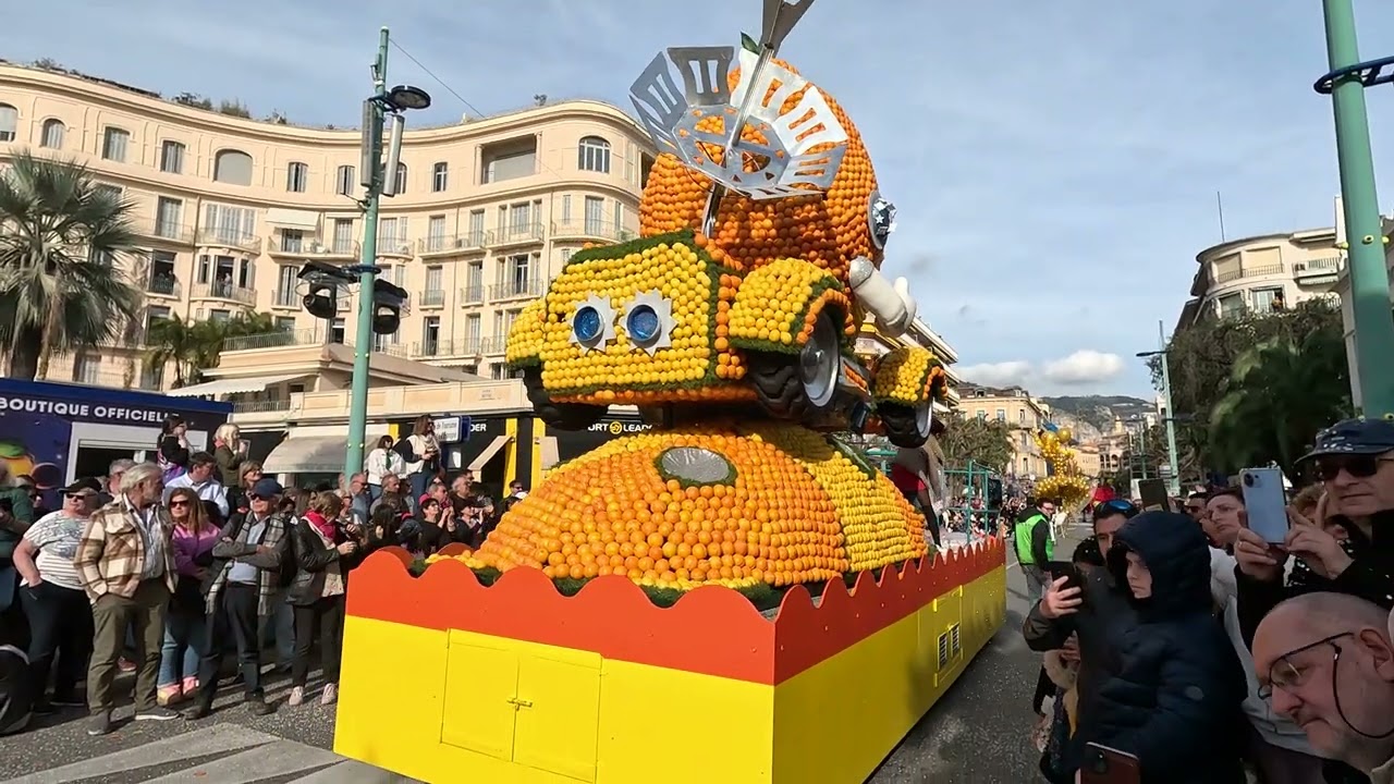 Fête du citron Menton 2025 corso 1ère partie