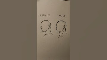 How to draw head ✨(side view)#drawing #tutorial #howtodraw #sketch #art #shorts #youtubeshorts