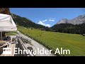 AUSTRIA: Ehrwalder Alm, hiking/ski area &amp; cable car in Tyrol 4K