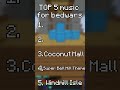 Reanking TOP 5 Music for bedwars #minecraftbedwars
