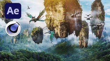 Pandora Floating Islands in Cinema 4D & After Effects