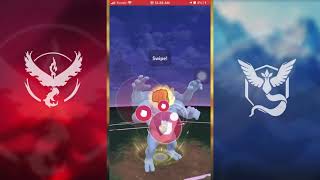 Pokémon GO: Defeating/Défaite Giovanni (June/juin 2021)