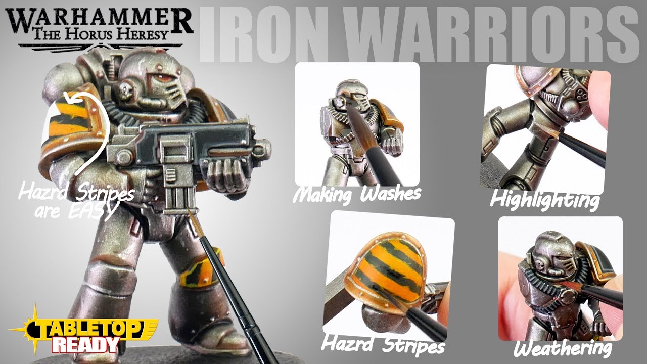 How To Paint Horus Heresy Iron Warriors