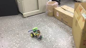 創意組合 : faya二合一自走車-超音波避障障車演示