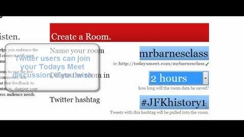 Backchanneling with Todays Meet