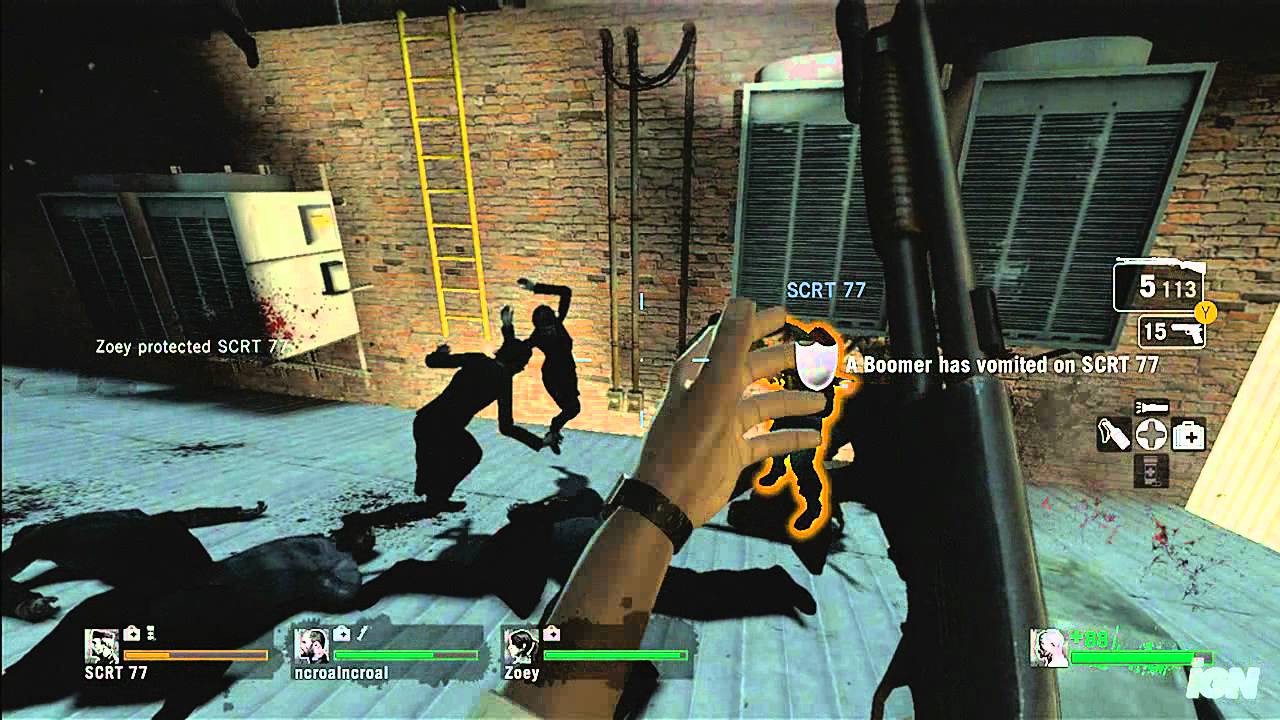 bonen vorm Artiest Left 4 Dead Xbox 360 Gameplay - Dead Air 1 - YouTube