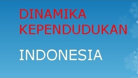 Perpindahan penduduk dari daerah padat penduduk ke daerah yang masih jarang penduduknya disebut