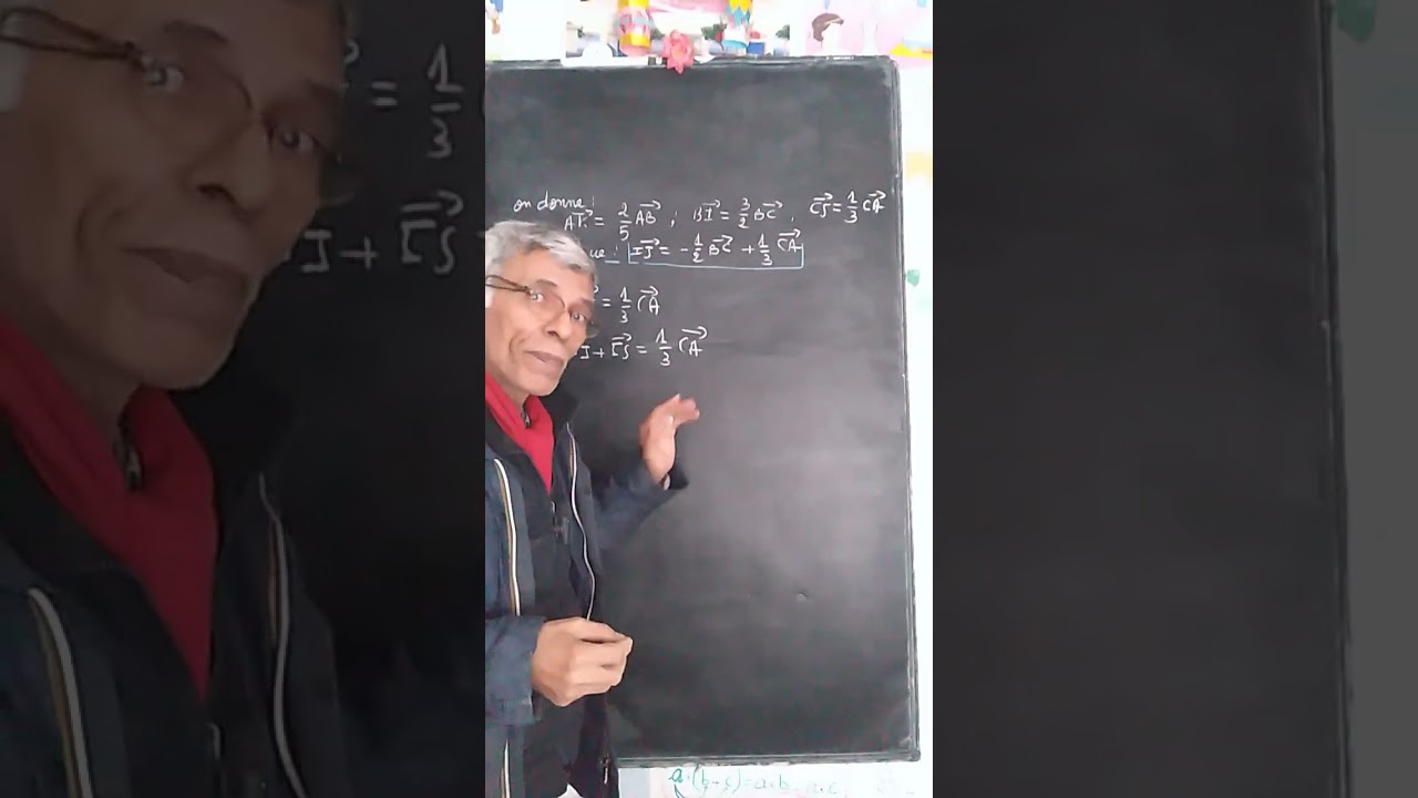 Vecteurs et translation الثالثة اعدادي 