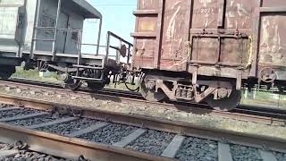 Twins Locomotive With  Speed Crossing