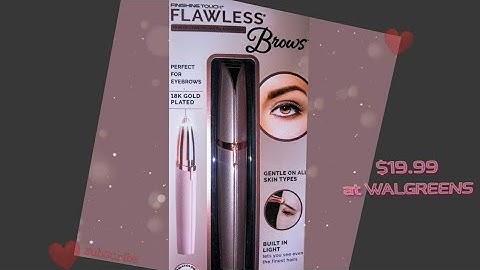 I Picked up the As Seen On TV FLAWLESS BROWS By FINISHING TOUCH