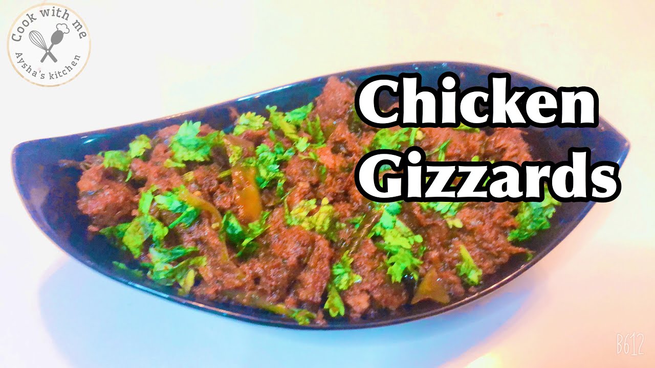 Chicken Gizzard Fry Recipe Chicken Gizzard Masala Gravy Chicken