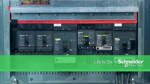 Demonstrating Single Voltage System of I-Line™ Combo Panelboards | Schneider Electric Support
