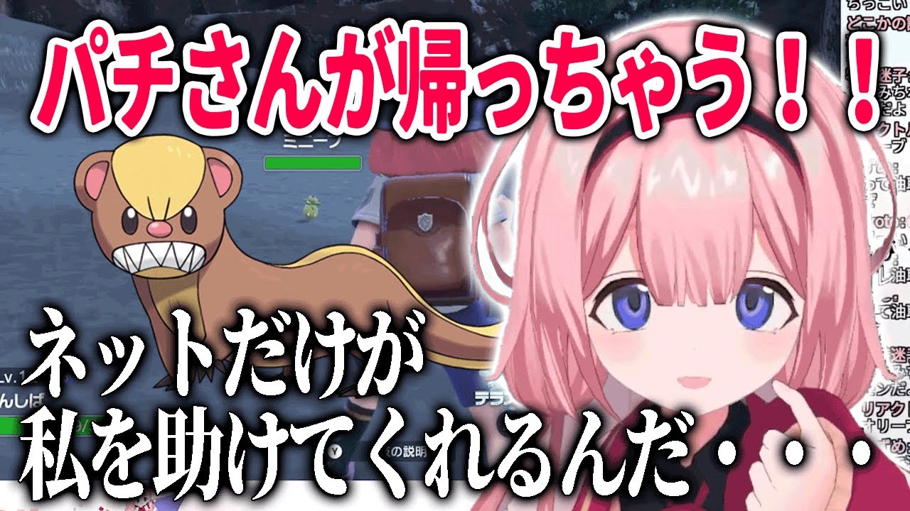 里に帰りたがるパチさんを束縛しウェカピポを歌い上げインターネットを離さないポケモンバイオレットエスパーニャ周央サンゴ【にじさんじ切り抜き】【周央サンゴ】
