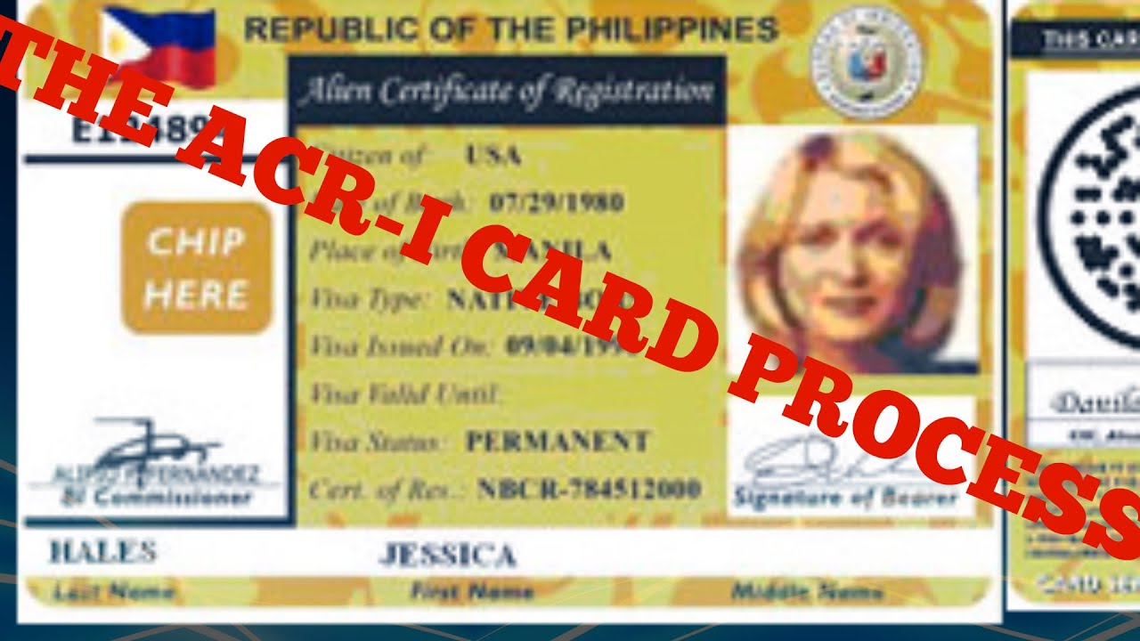 The ACR I Card Process In The Philippines YouTube The ACR I Card Process In The Philippines YouTube