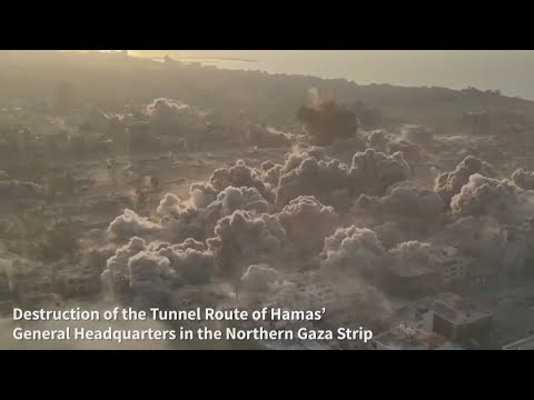 Israeli Army Footage of Hamas Tunnel Destruction in Gaza Strip  | VOA News